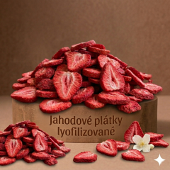 Jahody lyofilizované plátky 8 kg
